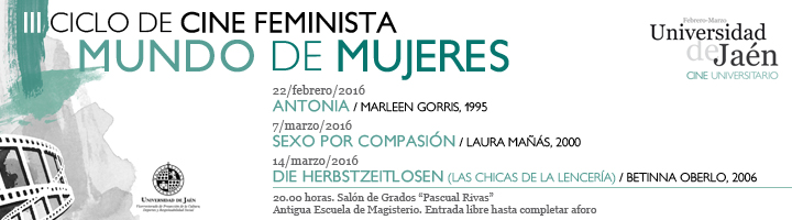 Cartel III Ciclo de Cine Feminista. Mundo de Mujeres